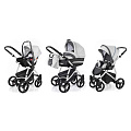 Детская коляска Esspero Newborn Lux 3 в 1, шасси Grey (Grey Carbon
						
					) — Фото
