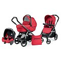 Детская коляска Peg-Perego Book Plus Sportivo 3 в 1, шасси Jet (Mod.Red
						
					) — Фото