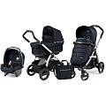 Детская коляска Peg-Perego Book S Pop-Up Completo & Modular 3 в 1 (Luxe Bluenight
						
					) — Фото