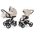 Детская коляска Esspero Newborn Lux 2 в 1, шасси Beige (Khaki Beige
						
					) — Фото