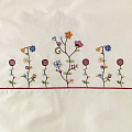Комплект постельного белья Feretti Vintage Flowers 6 предметов (Ecru Бежевый) — Фото