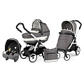 Детская коляска Peg-Perego Book Plus Completo 3 в 1, шасси White (Ascot
						
					) — Фото