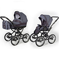 Детская коляска Esspero Classic 2 в 1, шасси Black (Dark Grey
						
					) — Фото