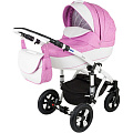 Детская коляска Bebe-mobile Toscana Ecco 2 в 1, эко-кожа (740s
						
					) — Фото