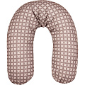 Подушка для кормления Womar Zaffiro Eco Вомар Заффиро Эко 170 см (Бежевый/Ромбы) — Фото