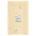 Доска для пеленания на кровать с изголовьем Ceba-Baby Размеры 50х70  (Zebra Yellow W-201-002-141) — Фото