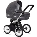 Коляска-люлька для новорожденного Inglesina Sofia, шасси Quad XT (Denim
						
					) — Фото