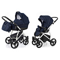 Детская коляска Esspero Newborn Lux 2 в 1, шасси Grey (Mar Carbon
						
					) — Фото