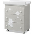 Пеленальный комод Erbesi Cucu (Glossy Grey
						
					) — Фото