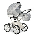 Детская коляска Indigo 17 S Plus 2 в 1, эко-кожа, колеса 14'' (33S
						
					) — Фото