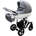 Детская коляска Bebe-mobile Toscana Ecco 2 в 1, эко-кожа (778s
						
					) — Фото