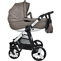 Детская коляска Deltim Amelis Pro 2 в 1 (Бежевый Жаккард
						
					) — Фото