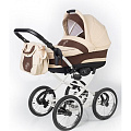 Коляска для новорожденных Esspero Classic шасси Grey (Beige Brown
						
					) — Фото
