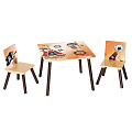 Стол со стульями Makaby Стол + 2 стульчика (Пираты) — Фото