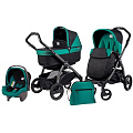 Детская коляска Peg-Perego Book S Pop-Up Completo & Modular 3 в 1 (Aquamarine
						
					) — Фото
