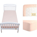 Простыня на резинке Giovanni Solid 160 х 80 см (Peach) — Фото
