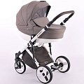 Детская коляска Lonex Comfort Special Ecco 2 в 1, эко-кожа (Brown
						
					) — Фото