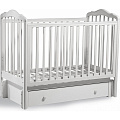 Детская кроватка Baby Luce Слава 2, универсальный маятник (белый) — Фото