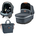 Детская коляска Peg-Perego Book S Pop-Up Completo & Modular 3 в 1 (Blue Denim
						
					) — Фото