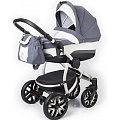 Коляска для новорожденных Esspero Discovery шасси Black (Grey Lux
						
					) — Фото