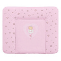 Матрац пеленальный Ceba Baby Себа Беби 70*85 см мягкий на комод (Daisies Pink W-134-043-130
						
					) — Фото