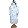 Детский махровый халат Red Castle Bathrobe 12-24 месяцев (Light-Blue/White) — Фото