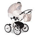 Детская коляска Indigo 17 S Plus 2 в 1, эко-кожа, колеса 14'' (30S
						
					) — Фото