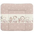 Матрац пеленальный Ceba Baby Себа Беби 70*85 см мягкий на комод (Ducklings Brown W-134-050-230
						
					) — Фото