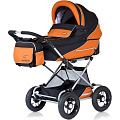Детская коляска Riko Balerina 2 в 1 (Agent Orange
						
					) — Фото