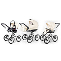Детская коляска Esspero Classic 3 в 1, шасси White (Cream
						
					) — Фото