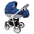 Детская коляска Roan Bass 2 в 1 (B3 Navy/white
						
					) — Фото