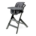 Детский стульчик для кормления 4moms High-chair с магнитным столиком (стальной
						
					) — Фото