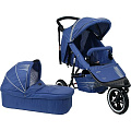 Детская коляска Valco Baby Matrix Plus 2 в 1 (Dart Blue
						
					) — Фото