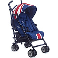 Детская коляска-трость Easywalker Mini buggy, с бампером (union jack classic
						
					) — Фото