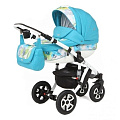 Детская коляска Adamex Barletta Акварель 3 в 1 (104L
						
					) — Фото