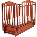 Детская кроватка Sweet Baby Eligio, продольный маятник + ящик (noce орех) — Фото