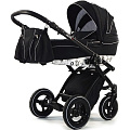 Детская коляска Tako Alive Kwiaty Collection 2 в 1 (Черный
						
					) — Фото