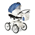 Детская коляска Indigo 17 S Plus 2 в 1, эко-кожа, колеса 14'' (38S
						
					) — Фото