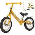 Беговел на лыжах Small Rider Foot Racer Air 2 в 1 (Золотистый Металлик) — Фото