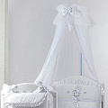 Балдахин с держателем Roman Baby Romantica (bianco-белый) — Фото