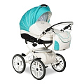Детская коляска Indigo 17 S Plus 2 в 1, эко-кожа, колеса 14'' (37S
						
					) — Фото