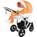Детская коляска Bebe-mobile Toscana Ecco 2 в 1, эко-кожа (735s
						
					) — Фото