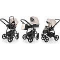 Детская коляска Esspero Newborn Lux Alu 3 в 1, шасси Black (Beige
						
					) — Фото