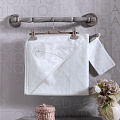 Kidboo Комплект для купания: полотенце с уголком+варежка 75х75 см (Spring Saten) — Фото