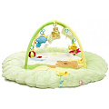 Детский коврик Felice F Сонный Мишка с игровыми дугами и игрушками, муз. мишка, 140 х 140 х 50 см, арт. 07FS (салатовый) — Фото