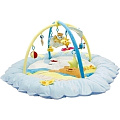 Детский коврик Felice F Сонный Мишка с игровыми дугами и игрушками, муз. мишка, 140 х 140 х 50 см, арт. 07FS (голубой) — Фото