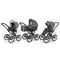 Детская коляска Esspero Classic 3 в 1, шасси Black (Carbon
						
					) — Фото