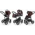 Детская коляска Esspero Magic Alu 3 в 1, шасси Chrome (Brown
						
					) — Фото