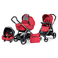 Детская коляска Peg-Perego Book S Plus Sportivo 3 в 1, шасси Jet (Mod.Red
						
					) — Фото