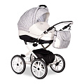 Детская коляска Indigo 17 S Plus 2 в 1, эко-кожа, колеса 14'' (31S
						
					) — Фото